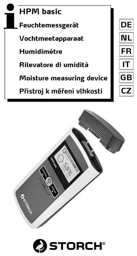 misuratore di umidità storch|STORCH HPM BASIC MANUAL Pdf Download.